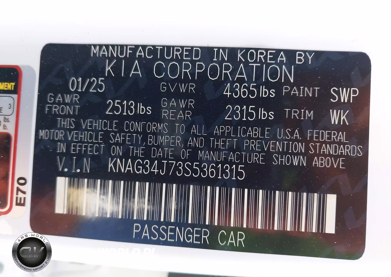 2025 Kia K5 Ex VIN:KNAG34J73S5361315 - 9