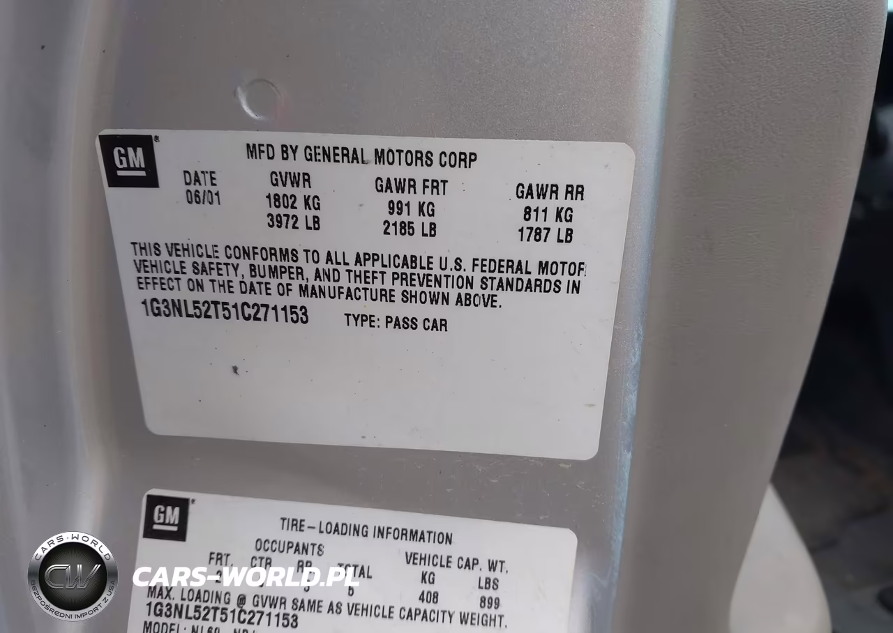 2001 Oldsmobile Alero Gl1 VIN:1G3NL52T51C271153 - 9
