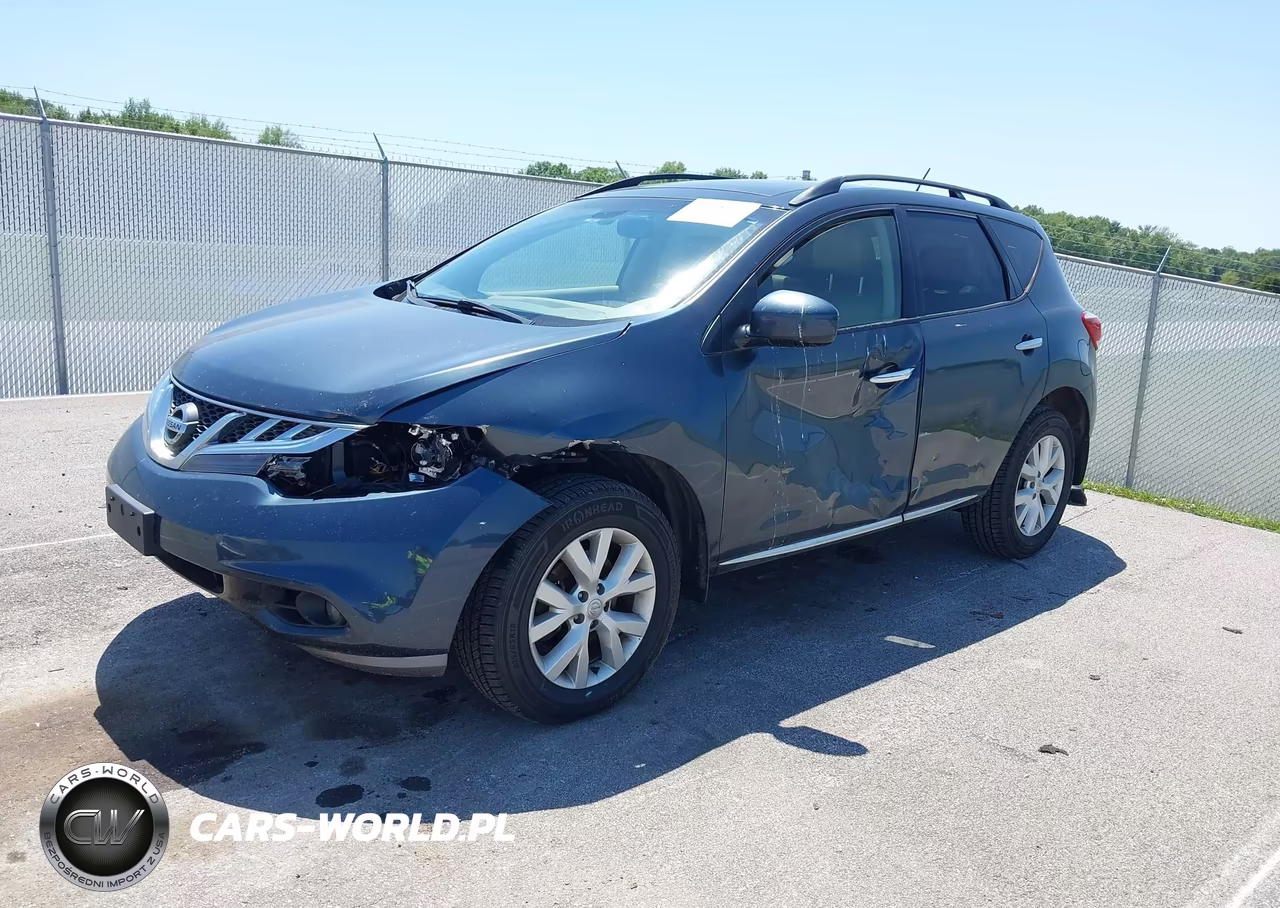 2014 Nissan Murano Sl VIN:JN8AZ1MW3EW524329 - 2