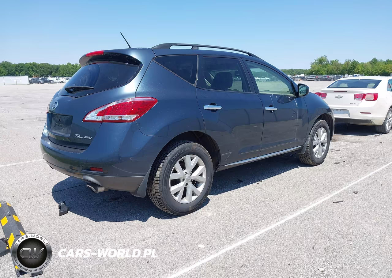 2014 Nissan Murano Sl VIN:JN8AZ1MW3EW524329 - 4