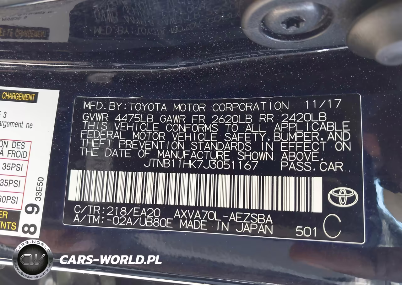 2018 Toyota Camry Se VIN:JTNB11HK7J3051167 - 9