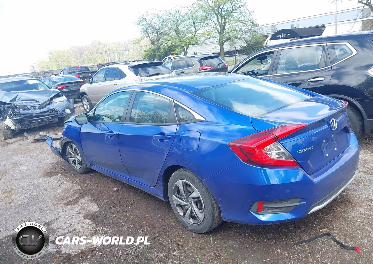 2020 Honda Civic Lx VIN:2HGFC2F67LH575089 - 3