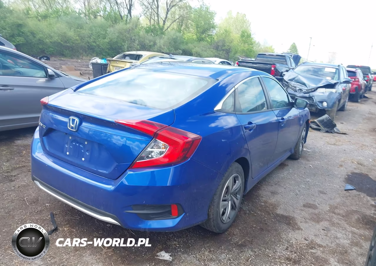 2020 Honda Civic Lx VIN:2HGFC2F67LH575089 - 4