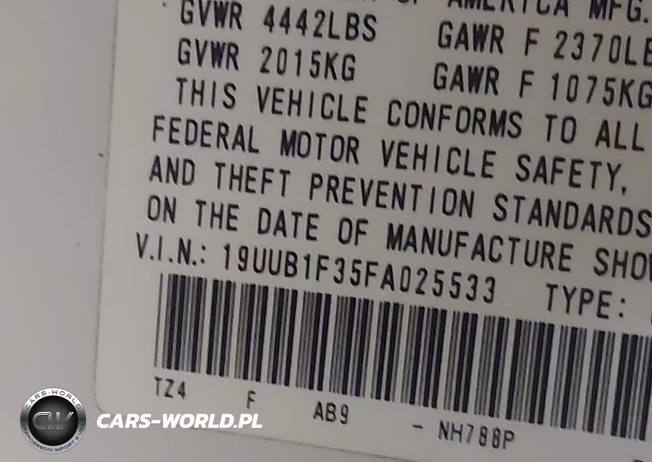 2015 Acura Tlx VIN:19UUB1F35FA025533 - 9