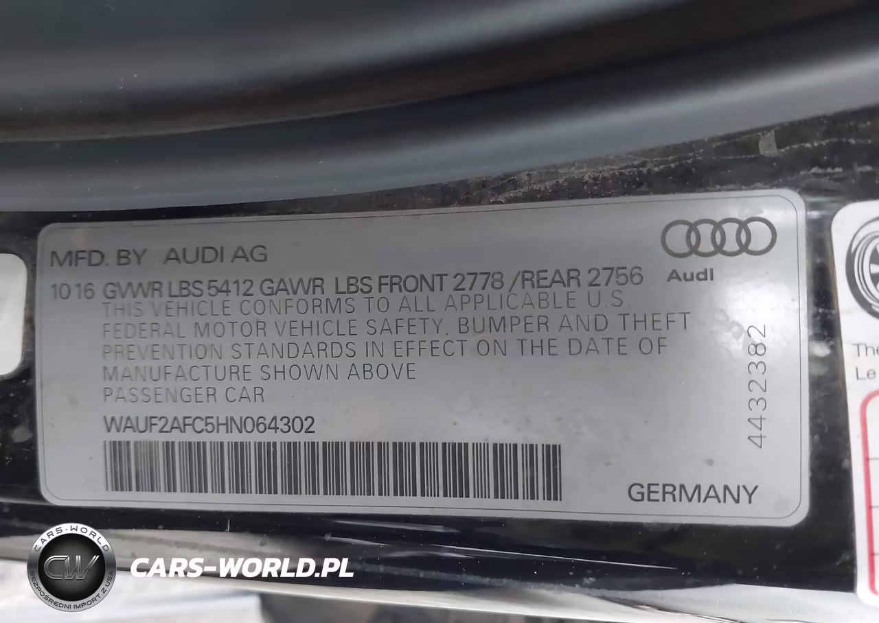 2017 Audi A6 3.0T Premium Plus VIN:WAUF2AFC5HN064302 - 9