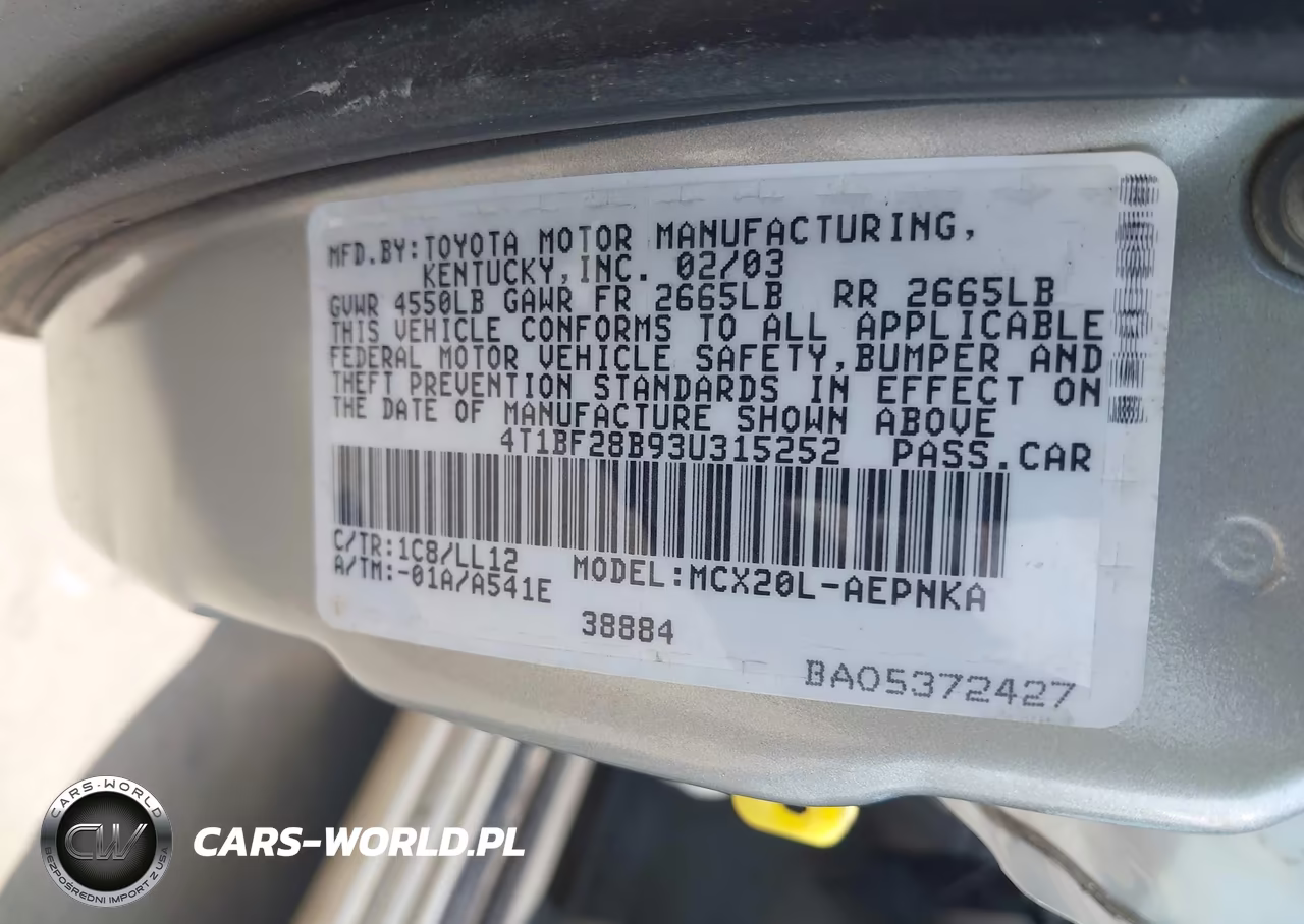 2003 Toyota Avalon Xl VIN:4T1BF28B93U315252 - 9