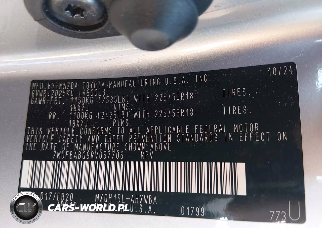 2024 Toyota Corolla Cross Hybrid Xse VIN:7MUFBABG9RV057706 - 9