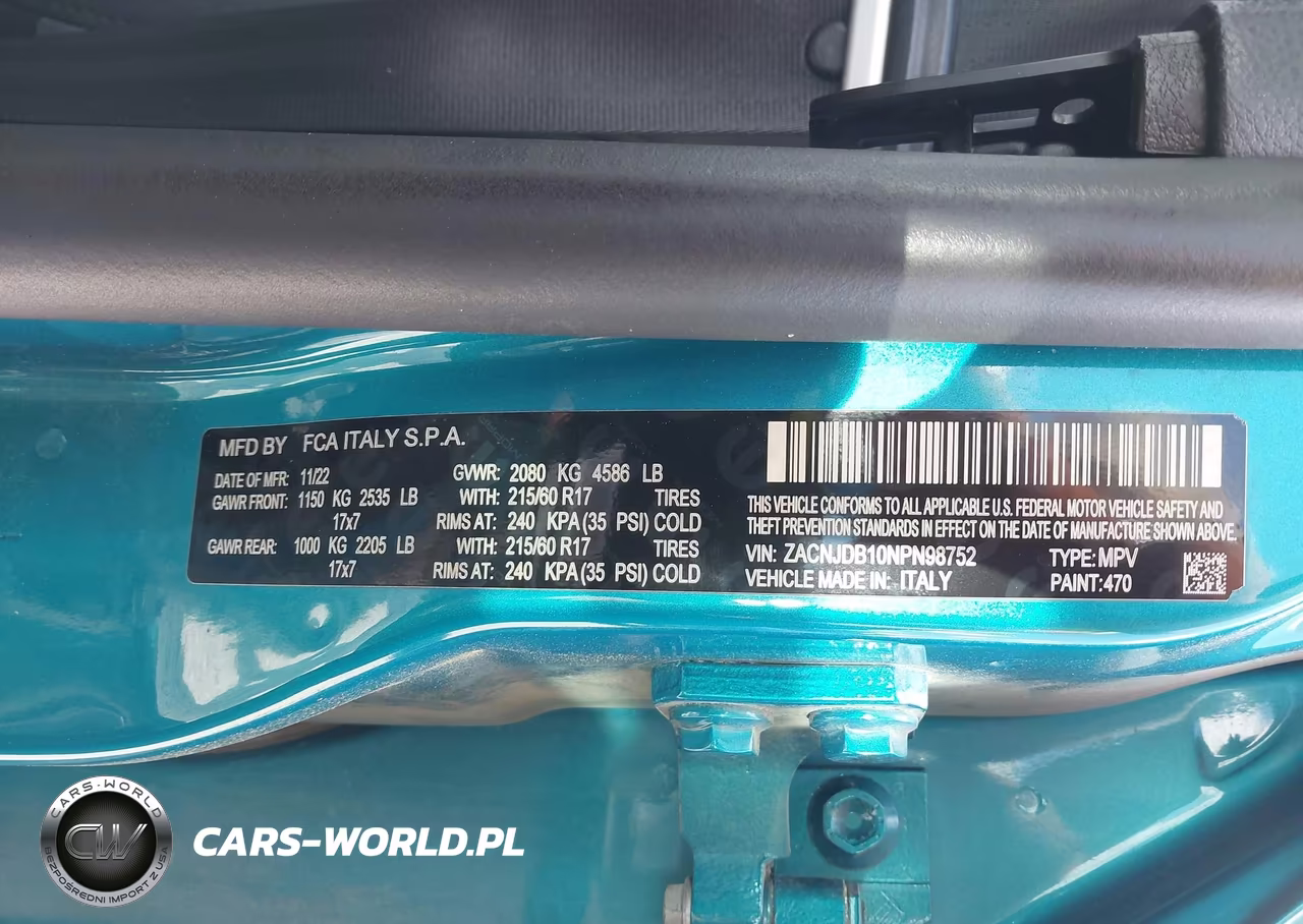 2022 Jeep Renegade Latitude 4X4 VIN:ZACNJDB10NPN98752 - 9