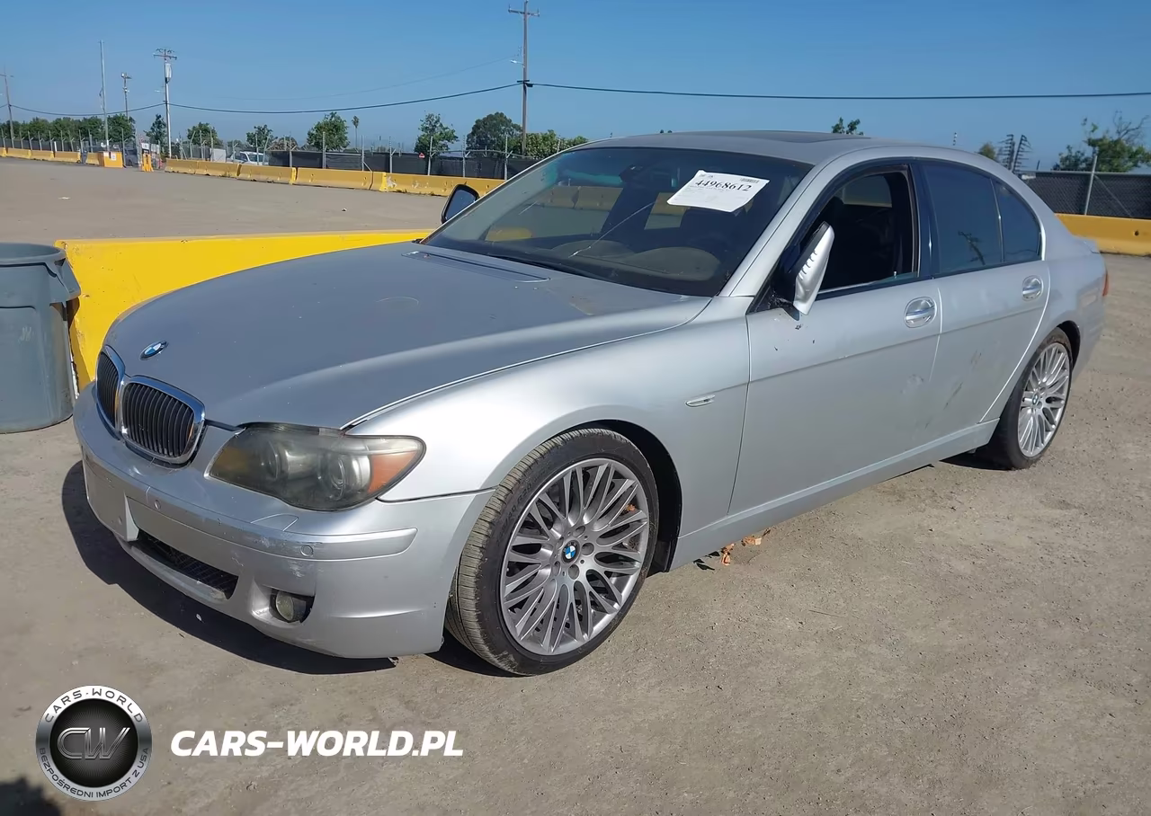 2007 BMW 750I VIN:WBAHL83557DT09995 - 2