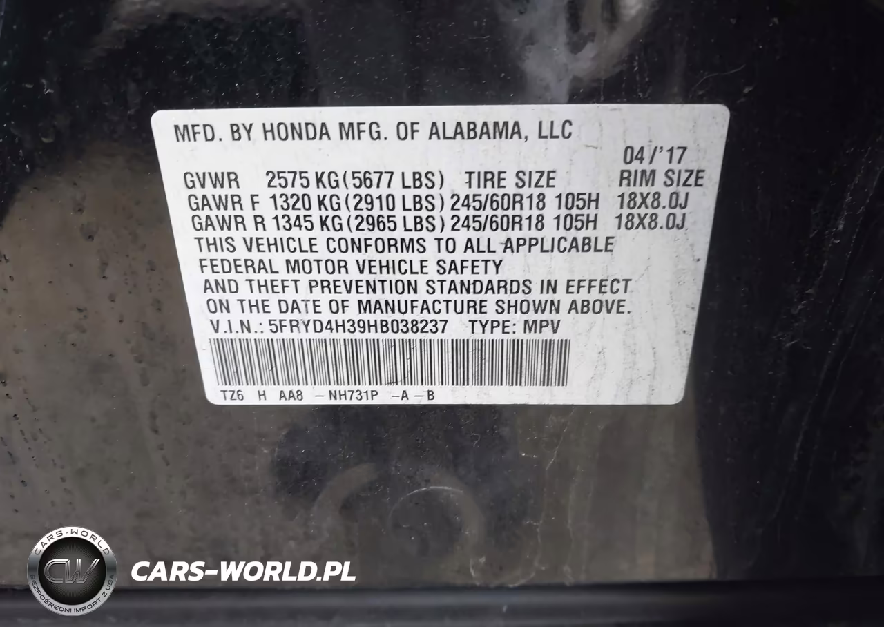 2017 Acura Mdx VIN:5FRYD4H39HB038237 - 9