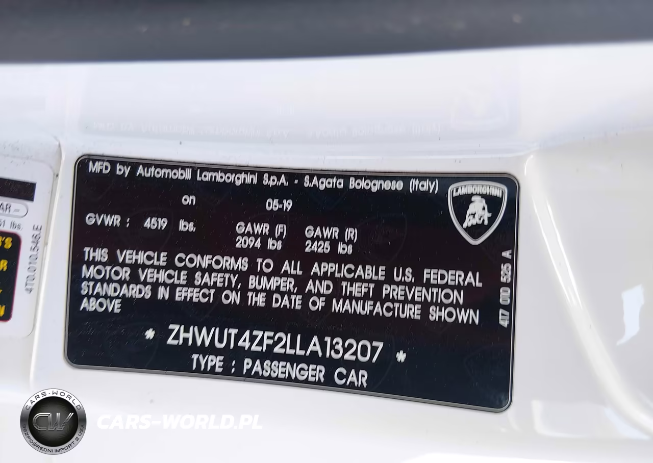 2020 Lamborghini Huracan Evo VIN:ZHWUT4ZF2LLA13207 - 9
