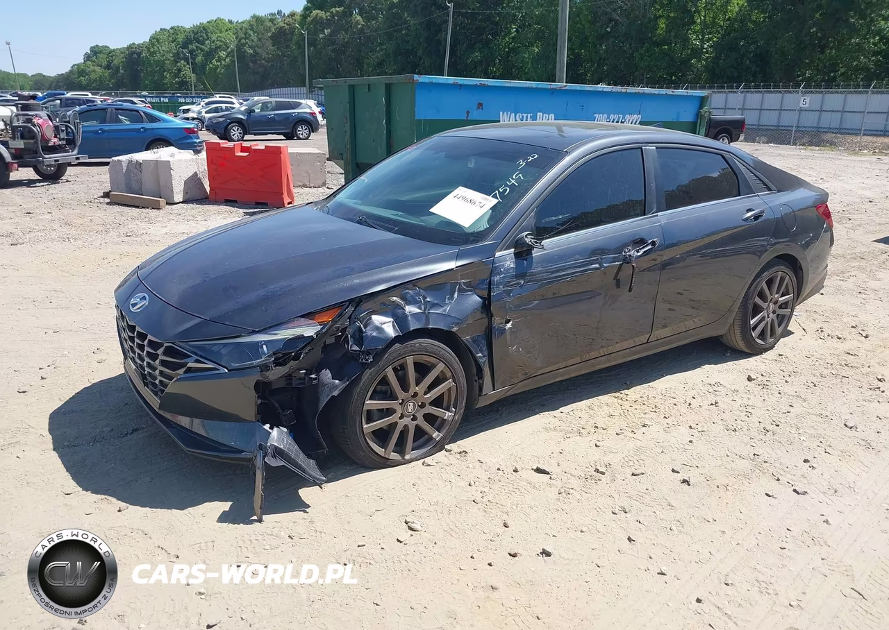 2021 Hyundai Elantra Sel VIN:5NPLN4AG3MH007549 - 2