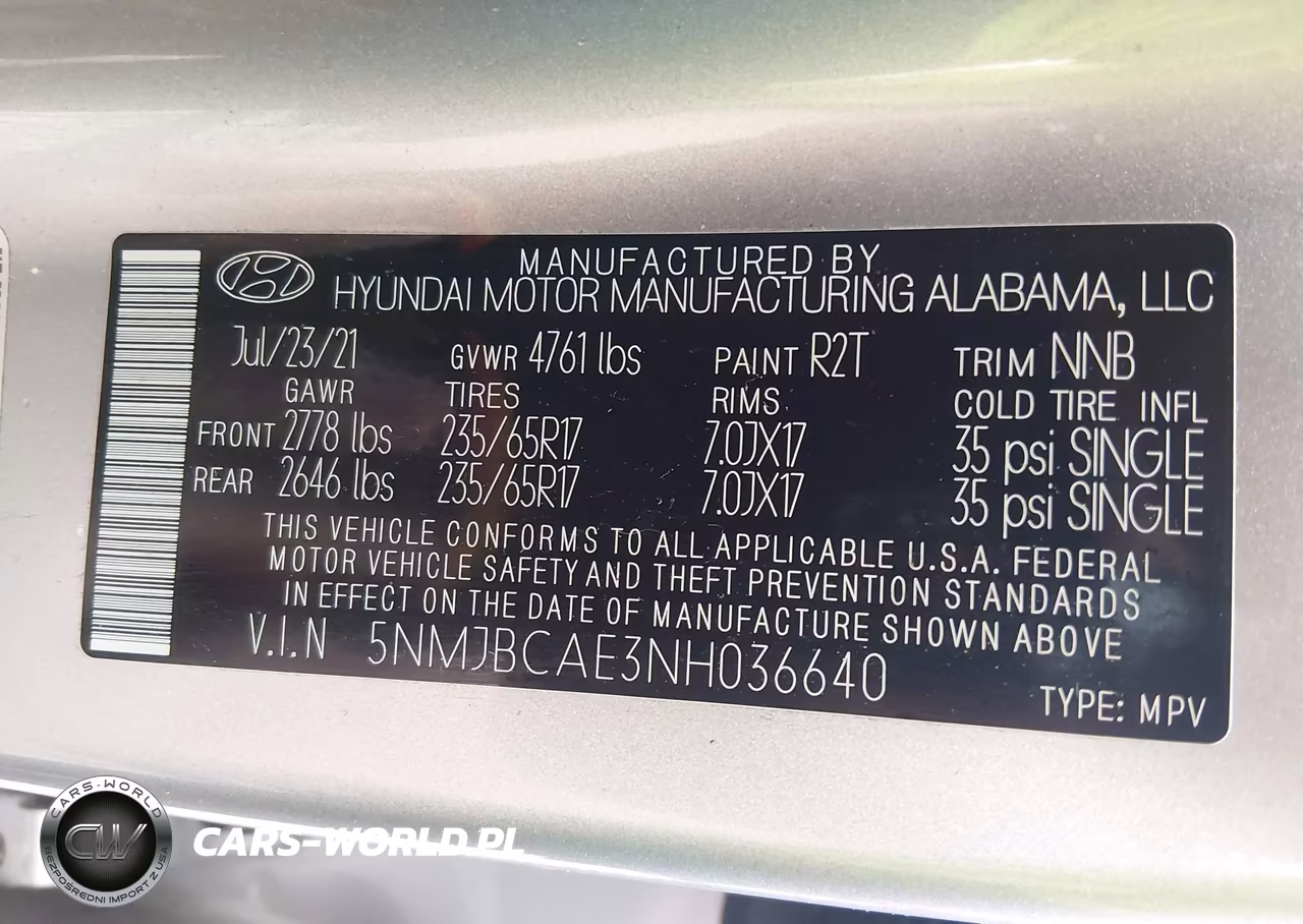2022 Hyundai Tucson Sel VIN:5NMJBCAE3NH036640 - 9