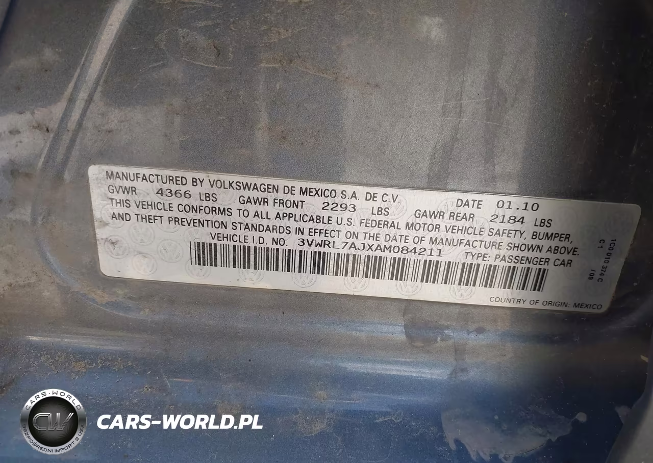 2010 Volkswagen Jetta Tdi VIN:3VWRL7AJXAM084211 - 9