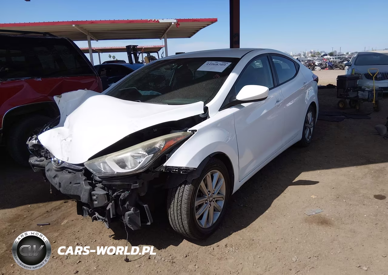 2016 Hyundai Elantra Se VIN:5NPDH4AE8GH659954 - 2