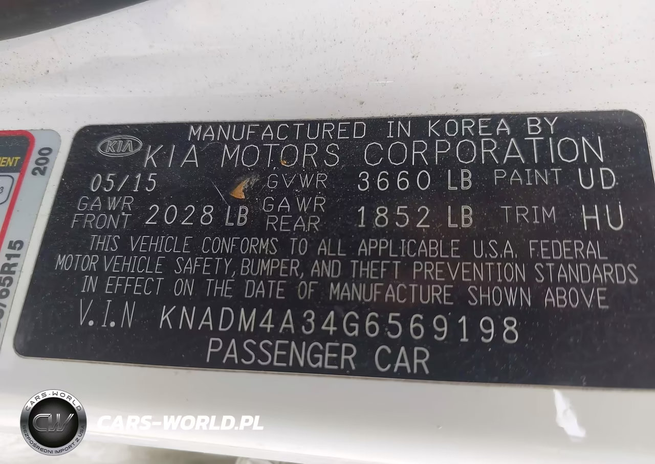 2016 Kia Rio Lx VIN:KNADM4A34G6569198 - 9