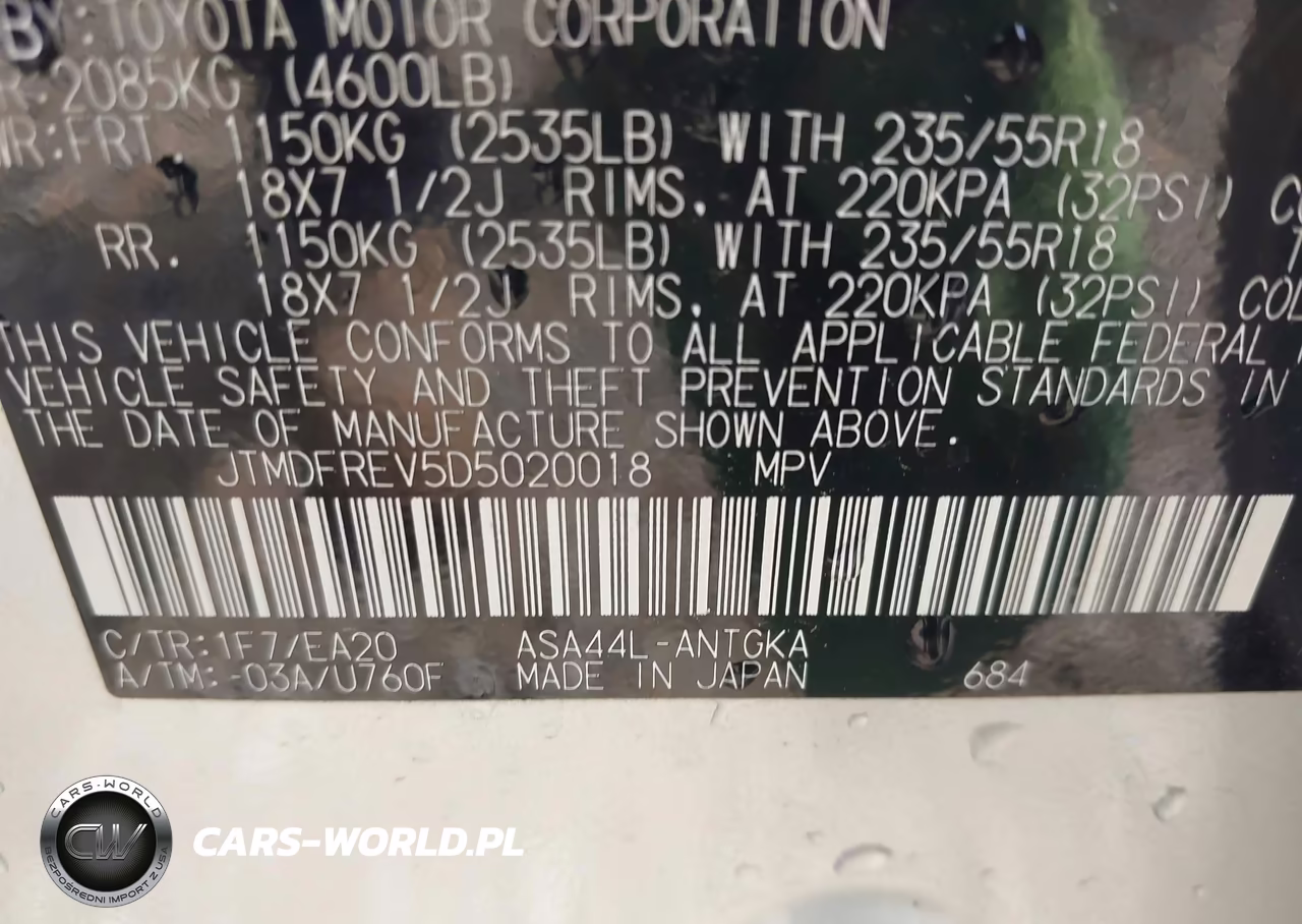 2013 Toyota Rav4 Limited VIN:JTMDFREV5D5020018 - 9