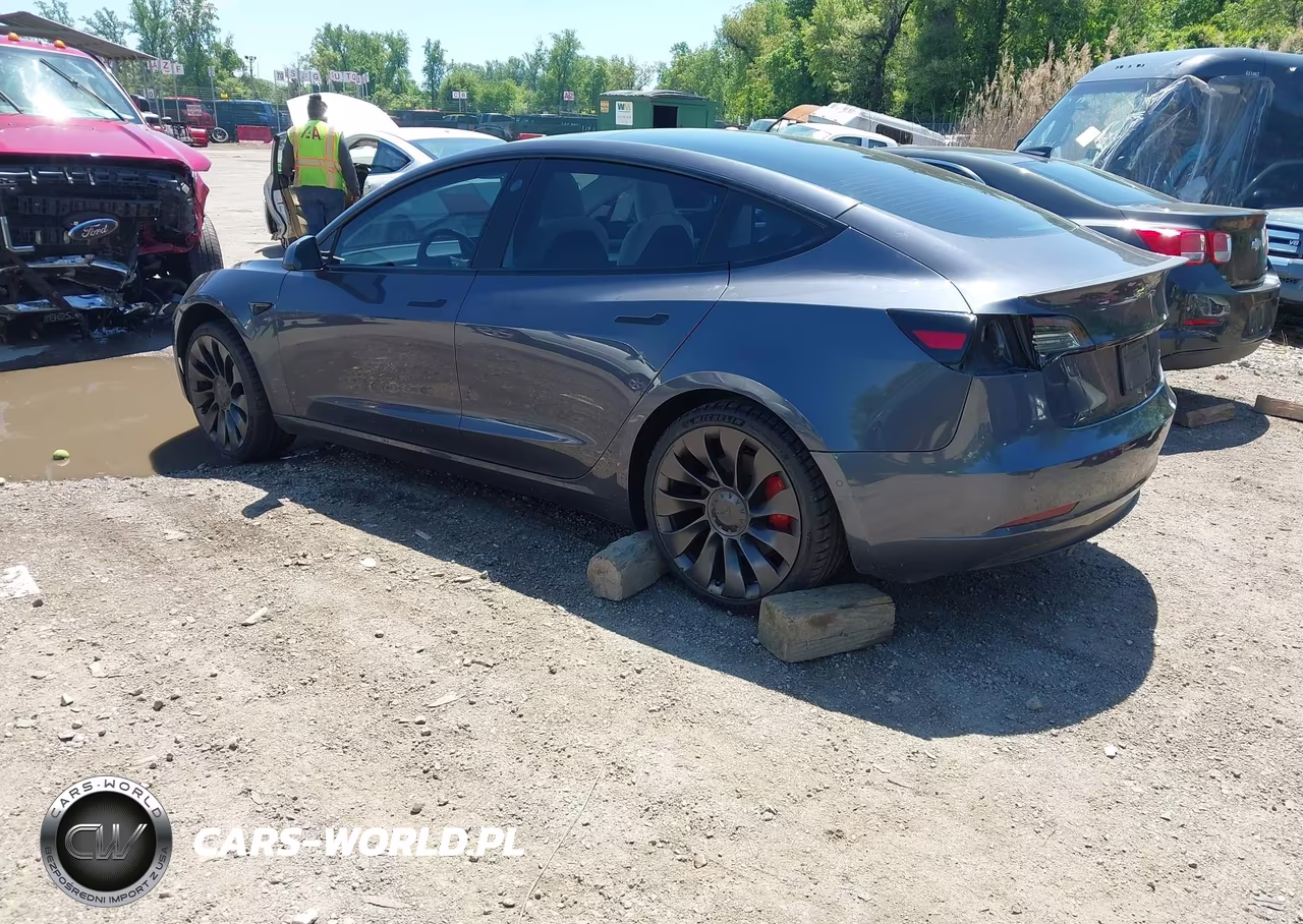 2022 Tesla Model 3 Performance Dual Motor All-Wheel Drive VIN:5YJ3E1EC8NF163267 - 3