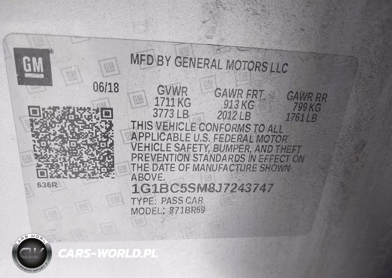 2018 Chevrolet Cruze Ls Auto VIN:1G1BC5SM8J7243747 - 9