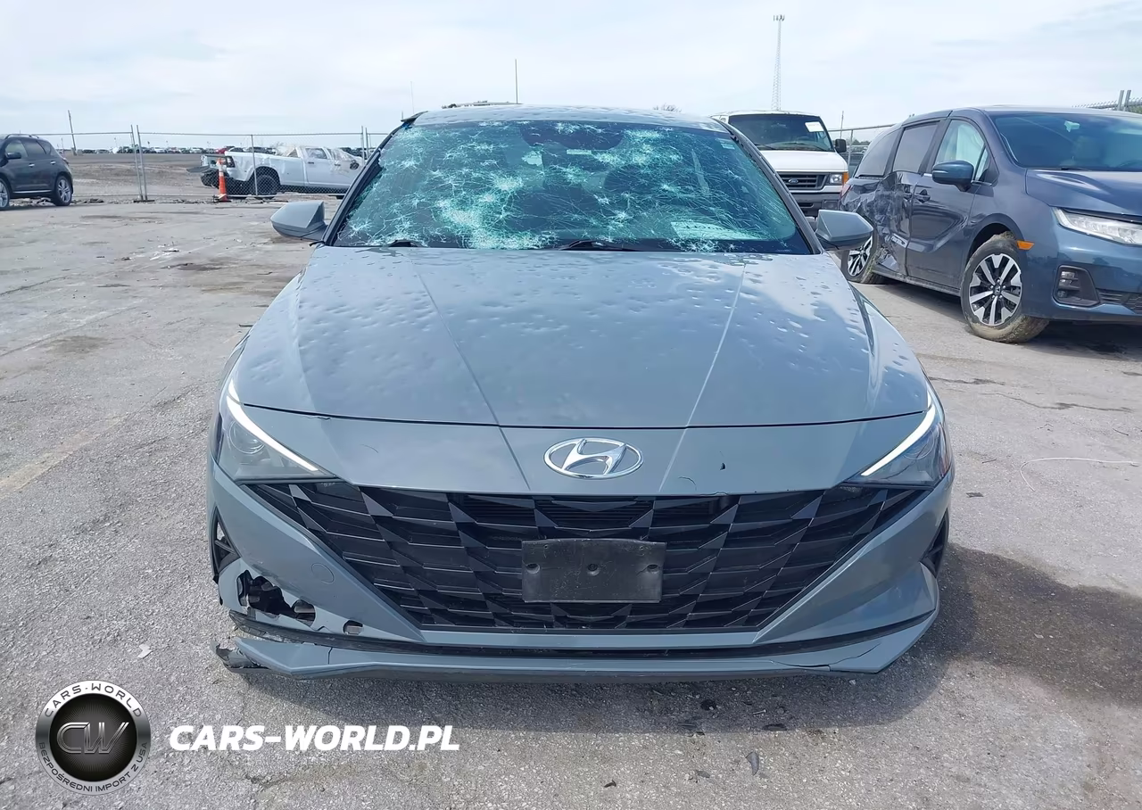 2023 Hyundai Elantra Hybrid Blue VIN:KMHLM4AJ6PU039688 - 12