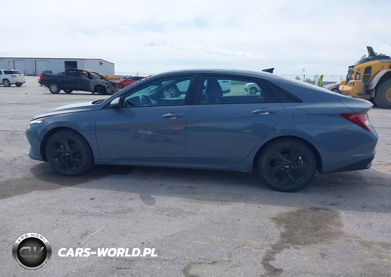 2023 Hyundai Elantra Hybrid Blue VIN:KMHLM4AJ6PU039688 - 14