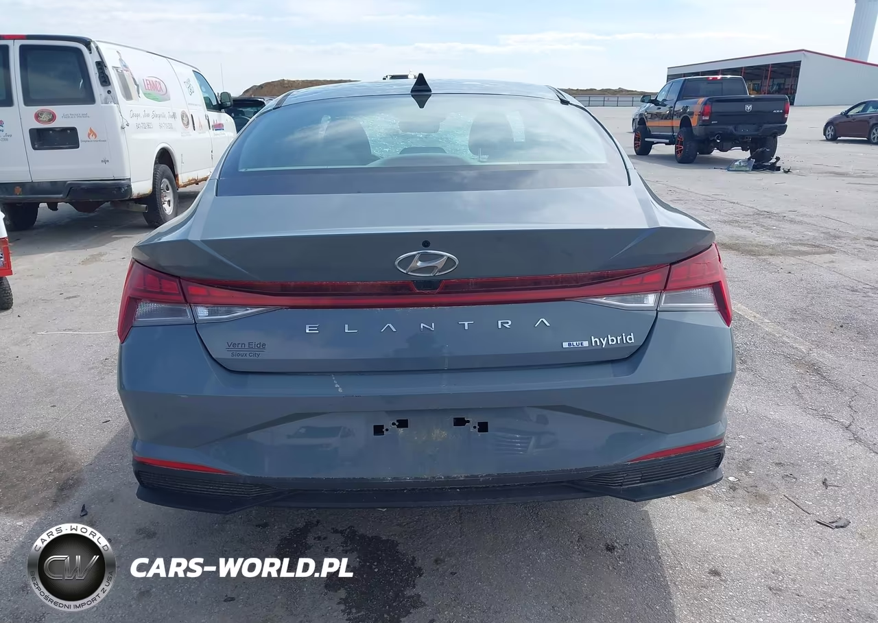 2023 Hyundai Elantra Hybrid Blue VIN:KMHLM4AJ6PU039688 - 16