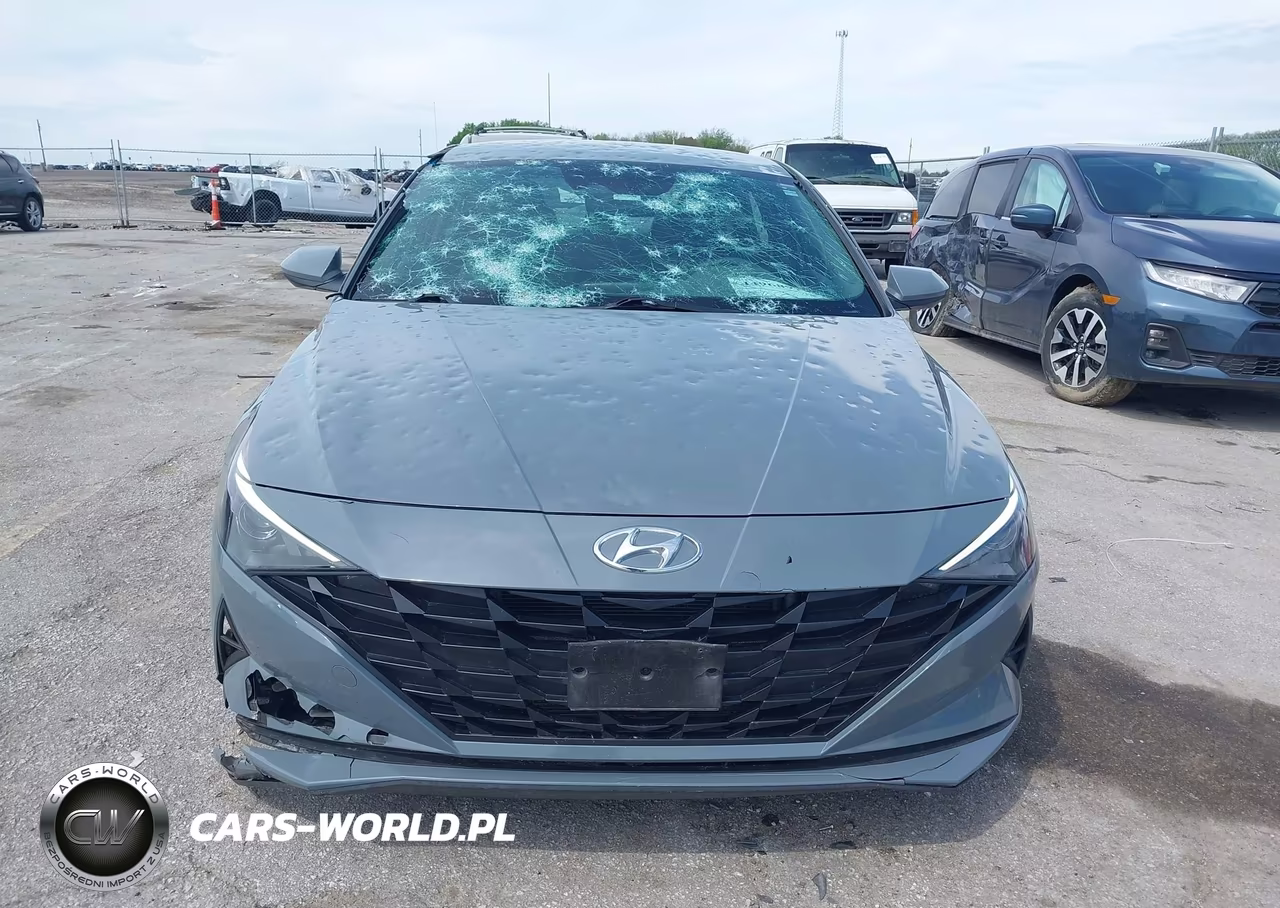 2023 Hyundai Elantra Hybrid Blue VIN:KMHLM4AJ6PU039688 - 6
