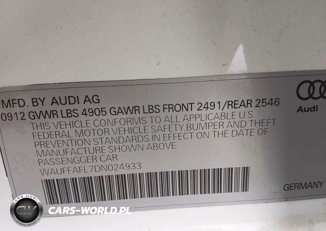 2013 Audi A4 2.0T Premium VIN:WAUFFAFL7DN024933 - 9