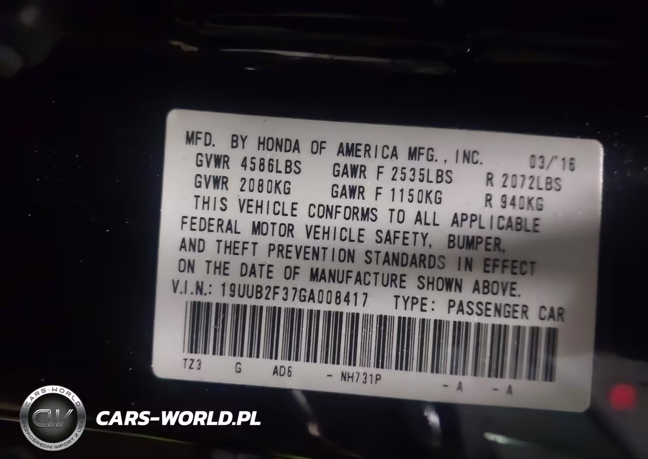 2016 Acura Tlx V6 VIN:19UUB2F37GA008417 - 9