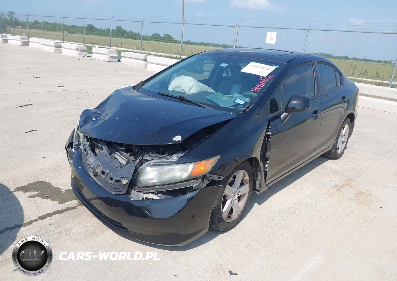 2012 Honda Civic Ex VIN:2HGFB2F86CH321989 - 2