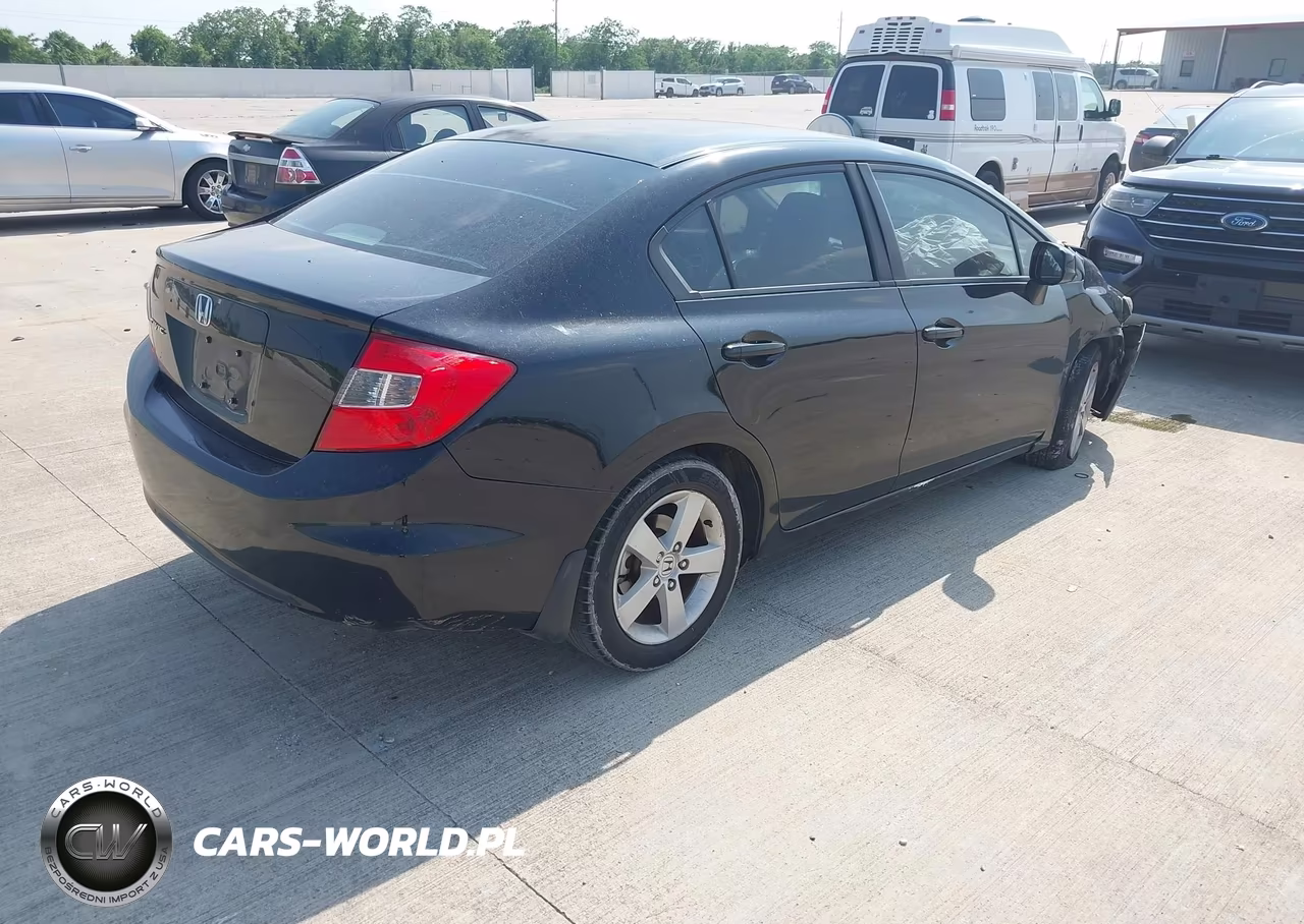 2012 Honda Civic Ex VIN:2HGFB2F86CH321989 - 4