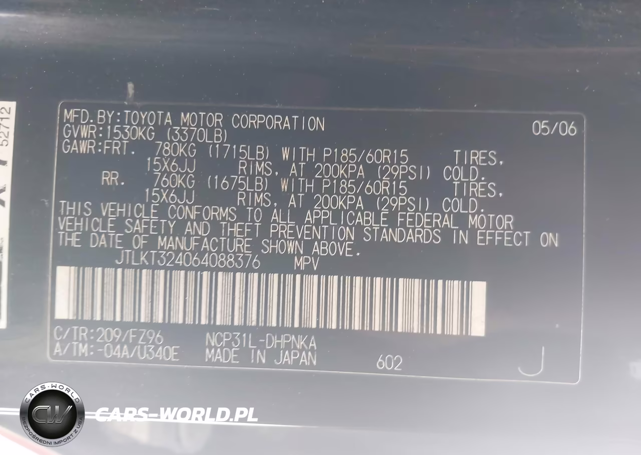 2006 Scion Xb VIN:JTLKT324064088376 - 9