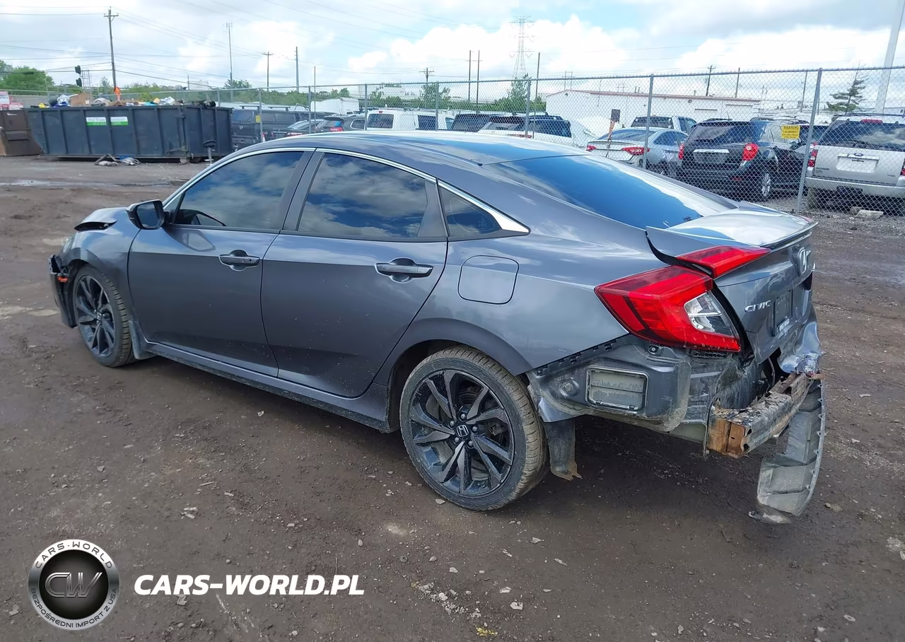 2021 Honda Civic Sport VIN:2HGFC2F88MH510707 - 3