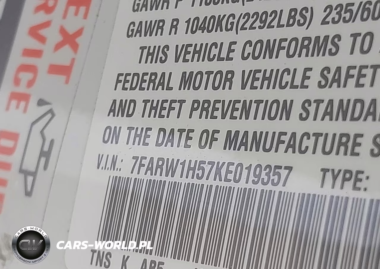 2019 Honda Cr-V Ex VIN:7FARW1H57KE019357 - 9