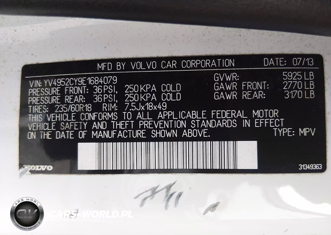 2014 Volvo Xc90 3.2 VIN:YV4952CY9E1684079 - 9