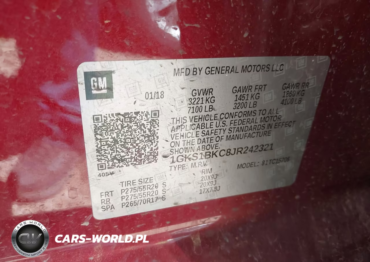 2018 GMC Yukon Slt VIN:1GKS1BKC8JR242321 - 9