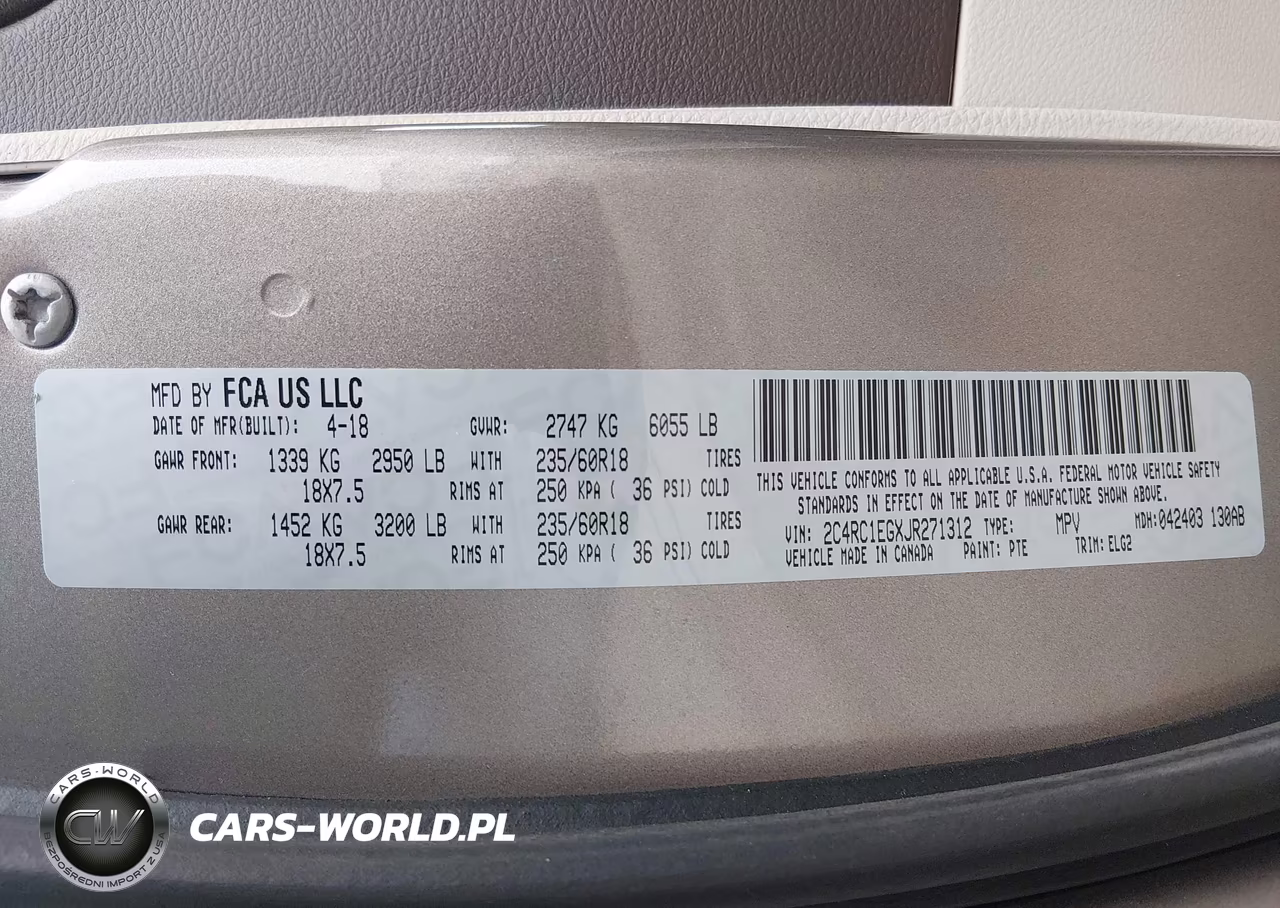 2018 Chrysler Pacifica Touring L Plus VIN:2C4RC1EGXJR271312 - 9