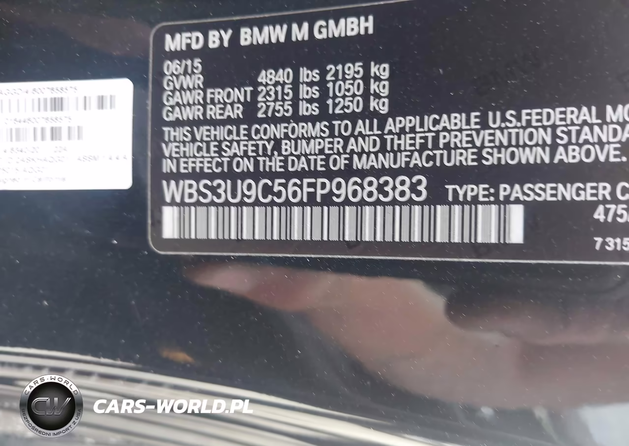 2015 BMW M4 VIN:WBS3U9C56FP968383 - 9