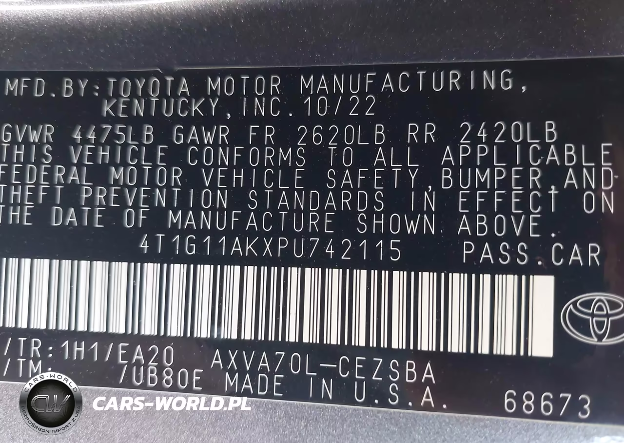 2023 Toyota Camry Se VIN:4T1G11AKXPU742115 - 9
