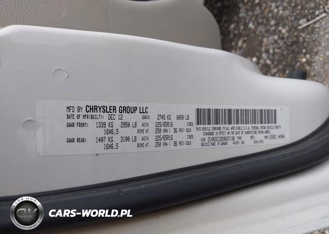 2013 Dodge Grand Caravan Sxt VIN:2C4RDGCG9DR637106 - 9