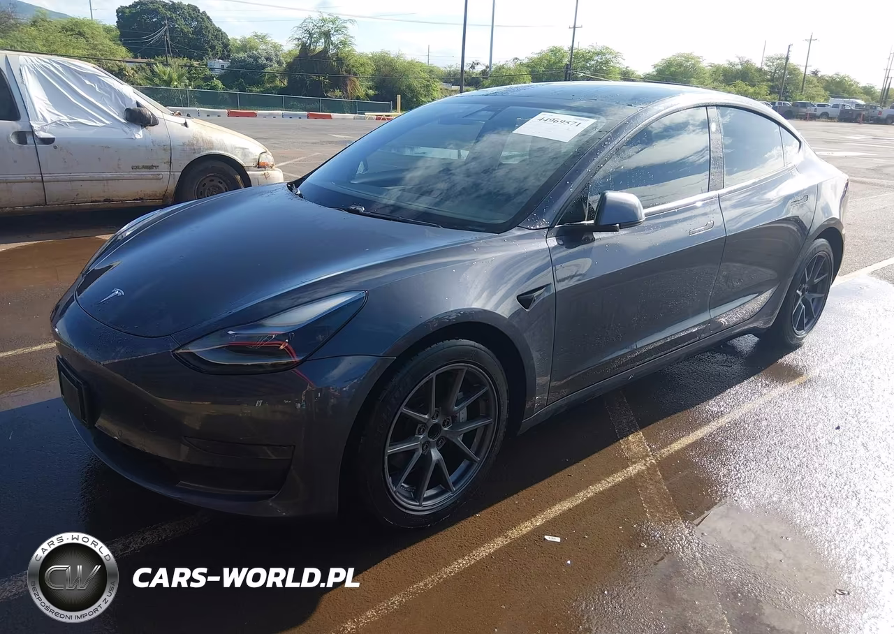 2021 Tesla Model 3 Standard Range Plus Rear-Wheel Drive VIN:5YJ3E1EAXMF982066 - 2
