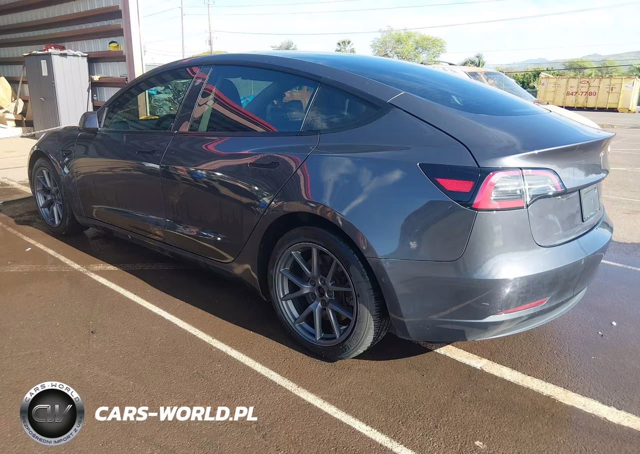 2021 Tesla Model 3 Standard Range Plus Rear-Wheel Drive VIN:5YJ3E1EAXMF982066 - 3