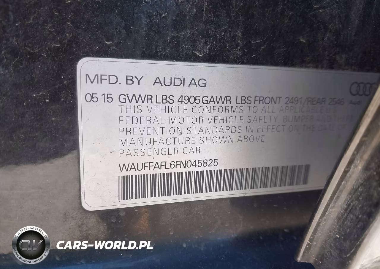 2015 Audi A4 2.0T Premium VIN:WAUFFAFL6FN045825 - 9