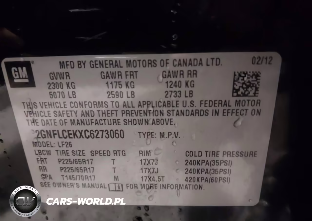 2012 Chevrolet Equinox Ls VIN:2GNFLCEKXC6273060 - 9
