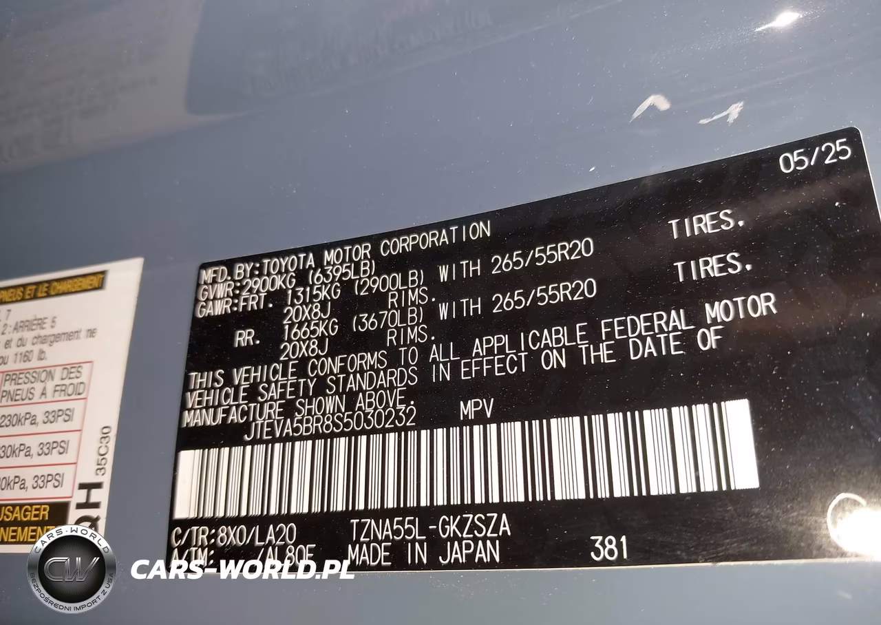 2025 Toyota 4Runner Limited VIN:JTEVA5BR8S5030232 - 9