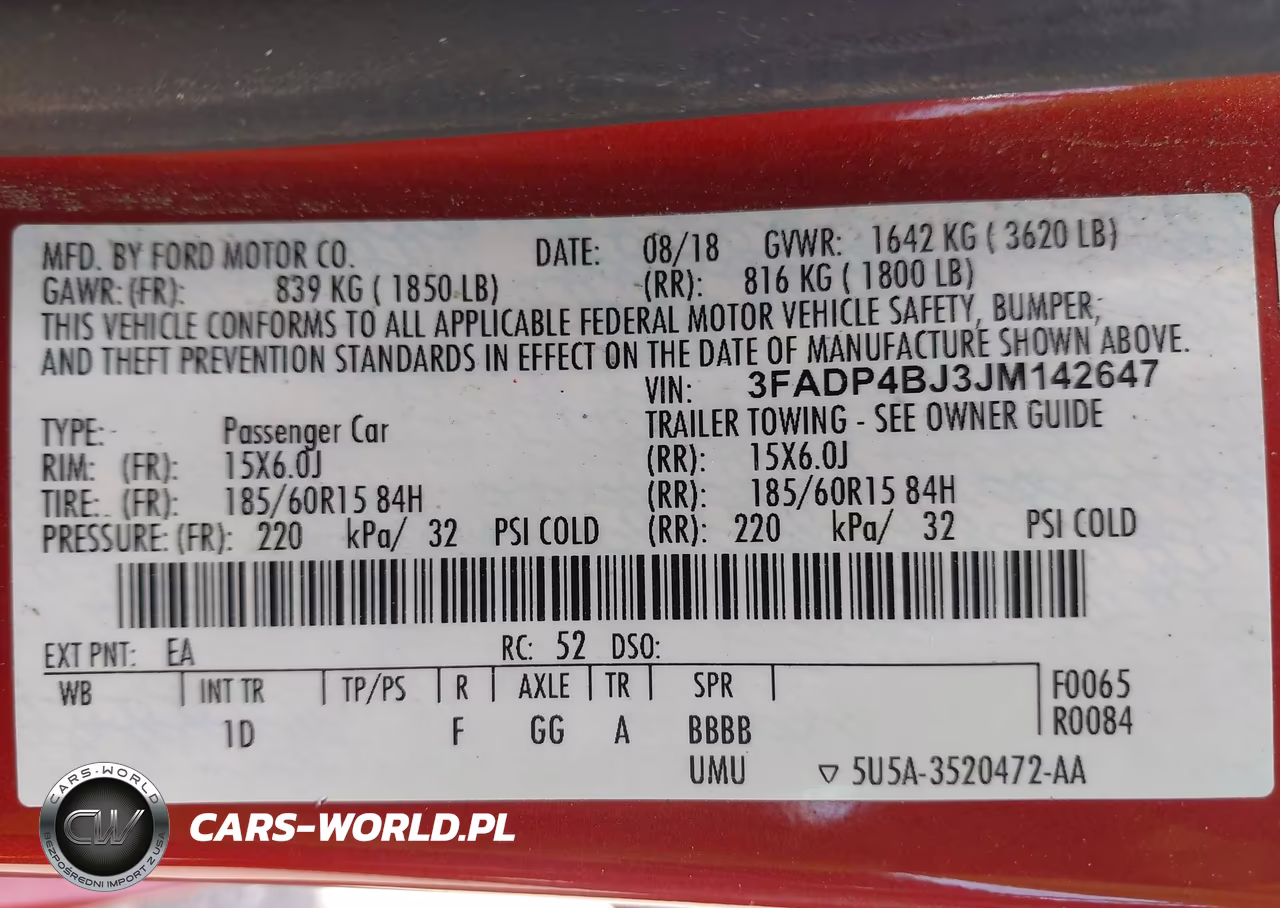 2018 Ford Fiesta Se VIN:3FADP4BJ3JM142647 - 9