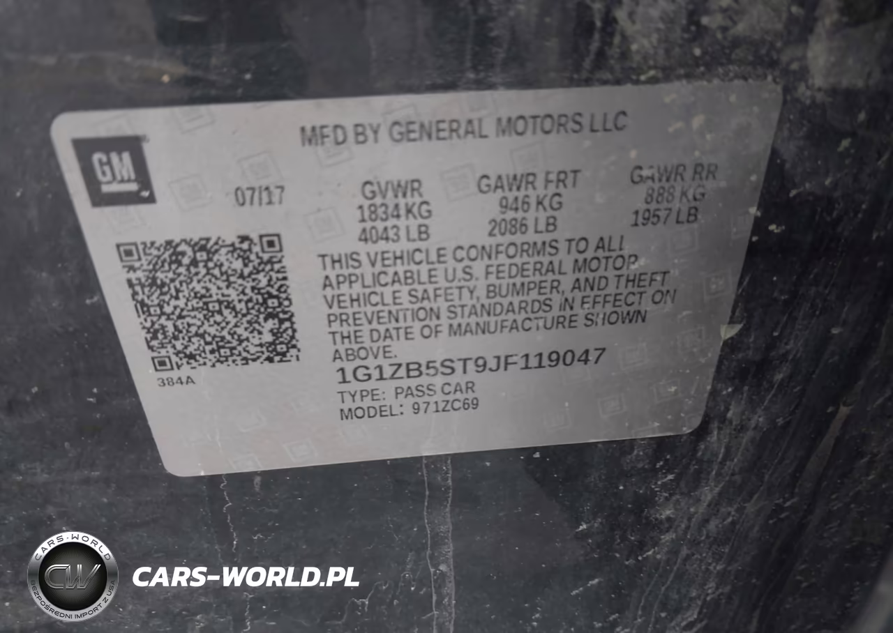 2018 Chevrolet Malibu 1Ls VIN:1G1ZB5ST9JF119047 - 9