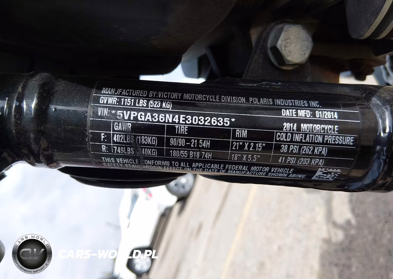 2014 Victory Motorcycles Vegas 8-Ball VIN:5VPGA36N4E3032635 - 10