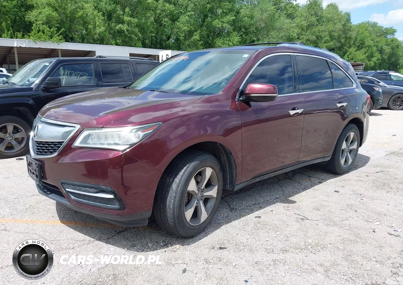 2014 Acura Mdx VIN:5FRYD4H22EB005969 - 2