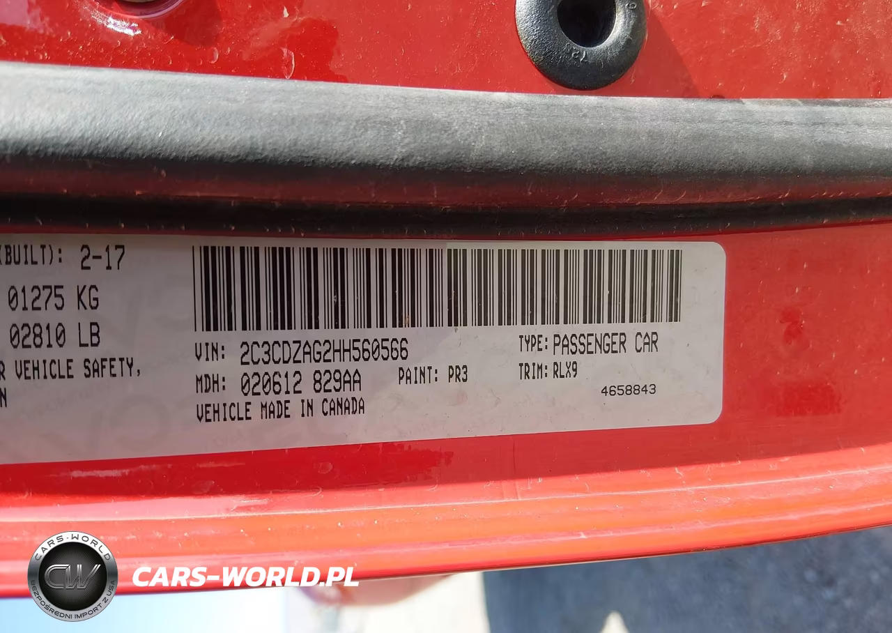 2017 Dodge Challenger Sxt Plus VIN:2C3CDZAG2HH560566 - 9